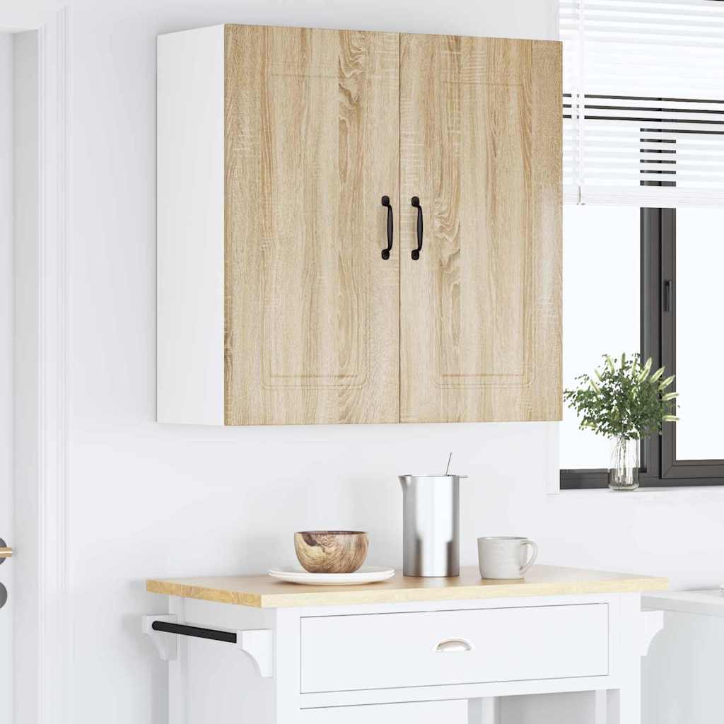 Kitchen Wall Cabinet Sonoma Oak 80 x 31 x 80 cm Engineered Wood